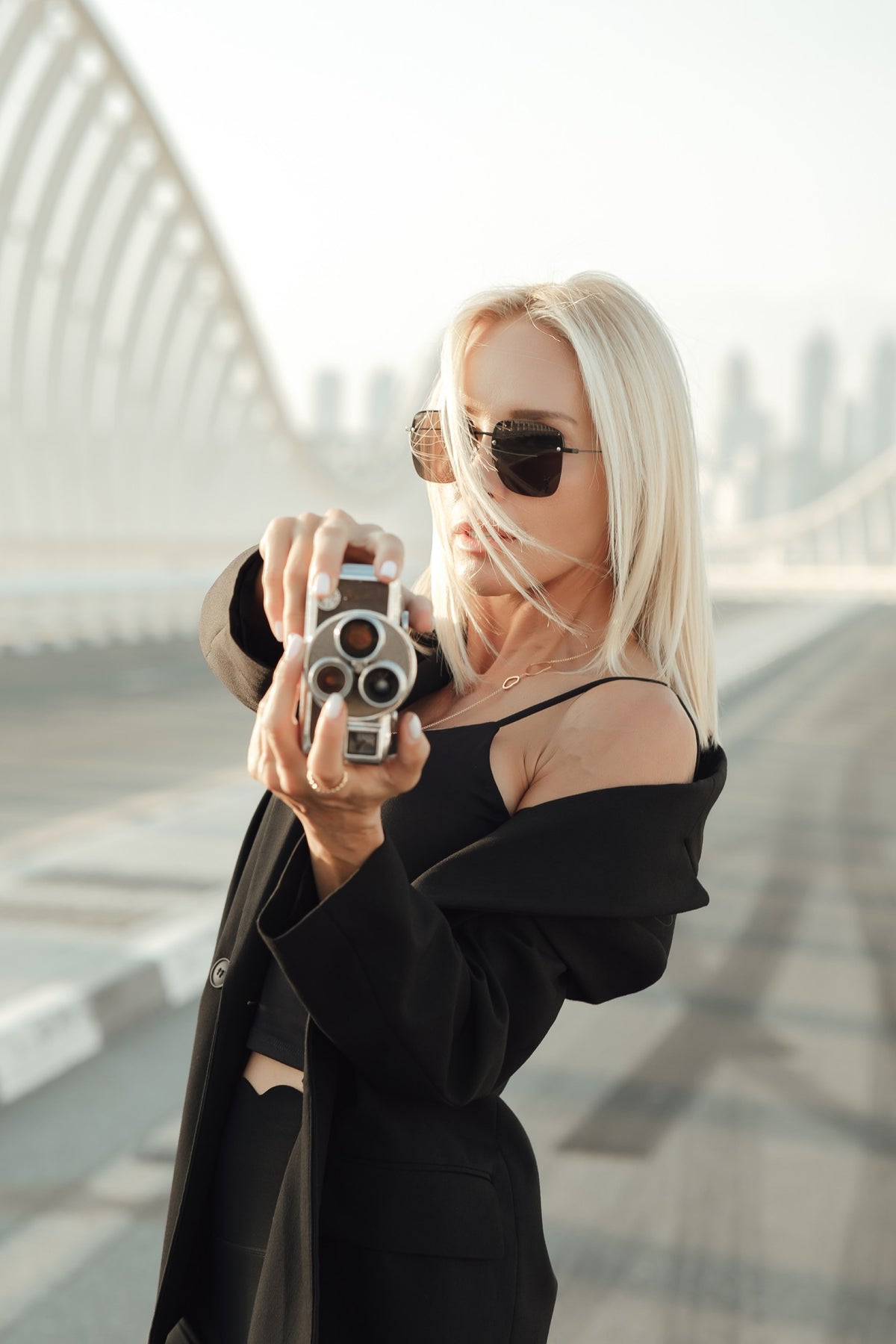 Anna Shehtova on location