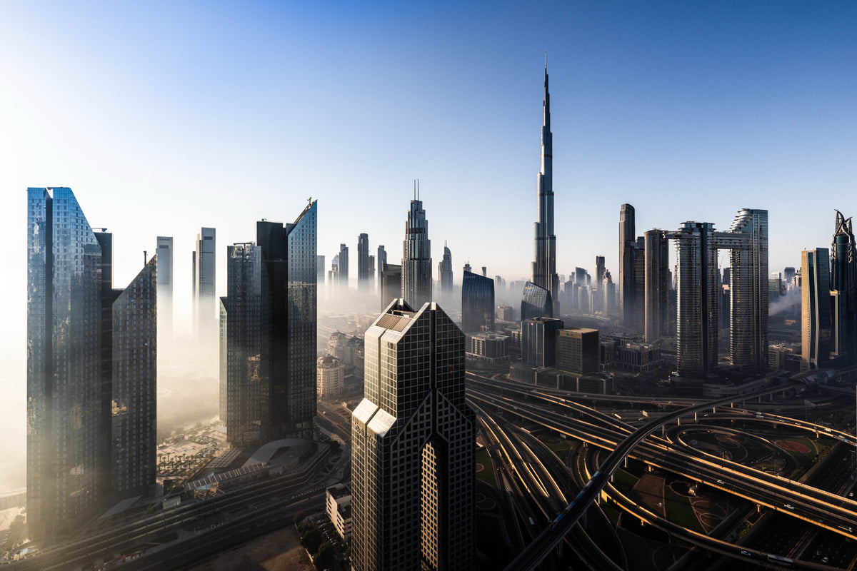 Dubai skyscrapers — photography by Anna Shehtova (17/18)